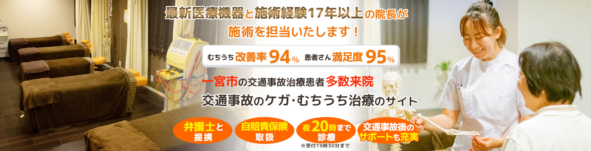 一宮市交通事故むちうち治療整骨院（こうけつ鍼灸接骨院）